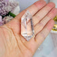 High Grade Clear Quartz Double Terminated Point 6cm