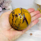 Large Mookaite Jasper Sphere on Stand 412g