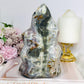 Large Ocean Jasper Carved Flame 17.5cm 1.49KG