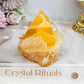 Orange Calcite Top Polished Point 277g