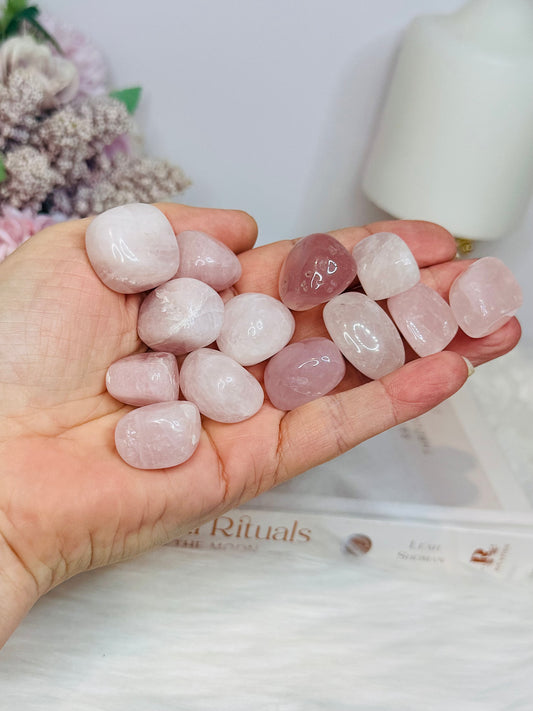 Rose Quartz Tumble Stones $3 each