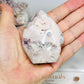 Pink Amethyst Druzy Flame | Freeform 7cm