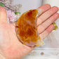 Carnelian Carved Moon 9cm