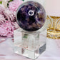 Peace & Tranquility ~ Gorgeous Amethyst Sphere 299grams From Brazil On Stand (Glass stand in pic is display only)