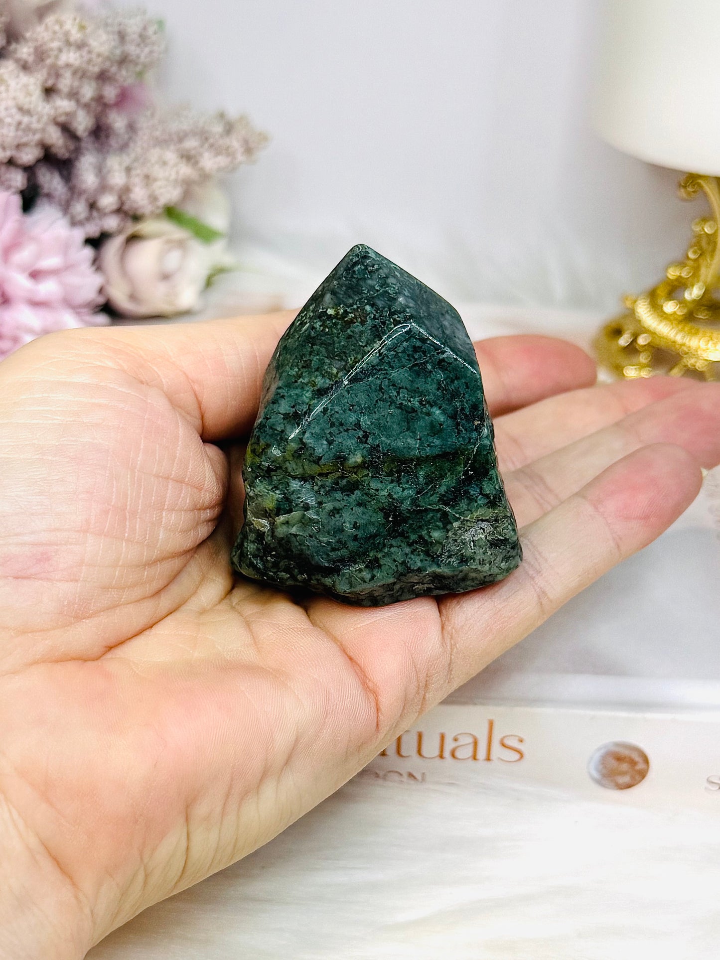 African Turquoise Polished Point 135g