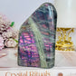 Natural Large Pink & Purple Flash Labradorite Freeform 11cm 610g