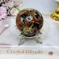 Volcano | Football Agate Sphere On Stand 260g