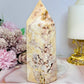 Large Druzy Pink Amethyst Tower 639g