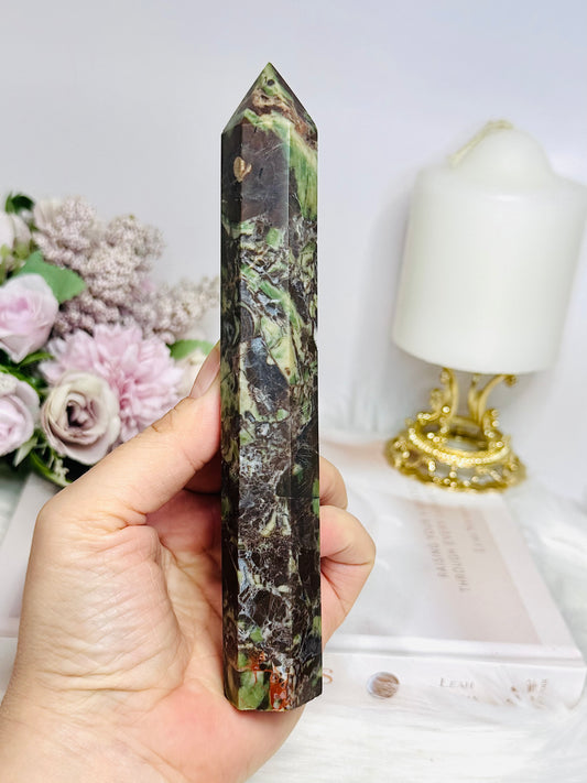 Money Agate Tower 16.5cm