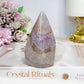 Natural Large Crazy Lace Amethyst Polished Freeform 9.5cm