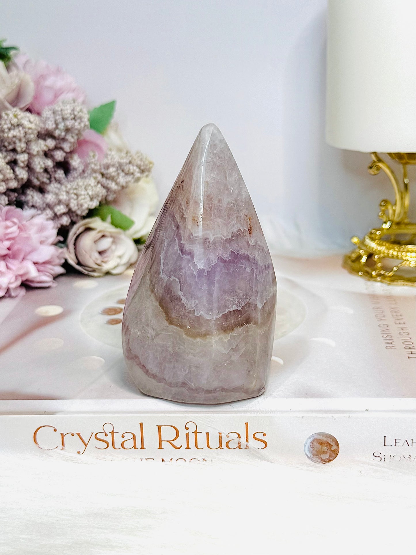 Natural Large Crazy Lace Amethyst Polished Freeform 9.5cm