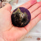 A Rare Stone ~ Stunning 173gram Flashy Purpurite Sphere On Stand