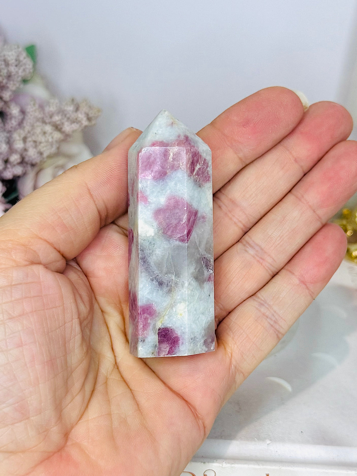 Pink Tourmaline Tower 7cm