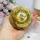 Large Orbicular Ocean Jasper Sphere On Stand 734g