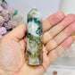 Moss Agate Tower 9cm