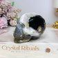 Druzy Rare Combination Agate Carved Skull 8cm 308g