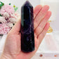 Purple Fluorite Chunky Tower 12.5cm