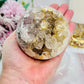 Classy & Absolutely Fabulous Large 489gram Druzy Pink Amethyst Stunning Sphere On Stand From Brazil