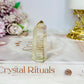 Natural Citrine Tower Point 6cm