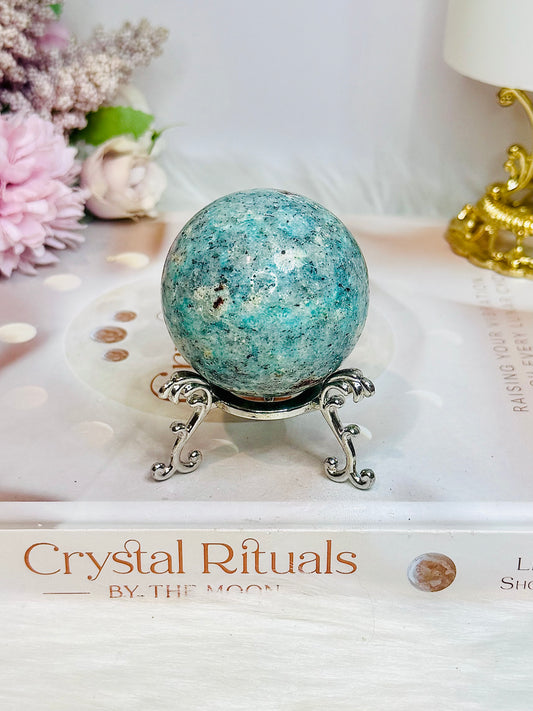 Amazonite Sphere on Stand 166g