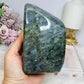 Large Labradorite Freeform Full of Flash 15cm 1.08KG ~ Discounted as chip on edge