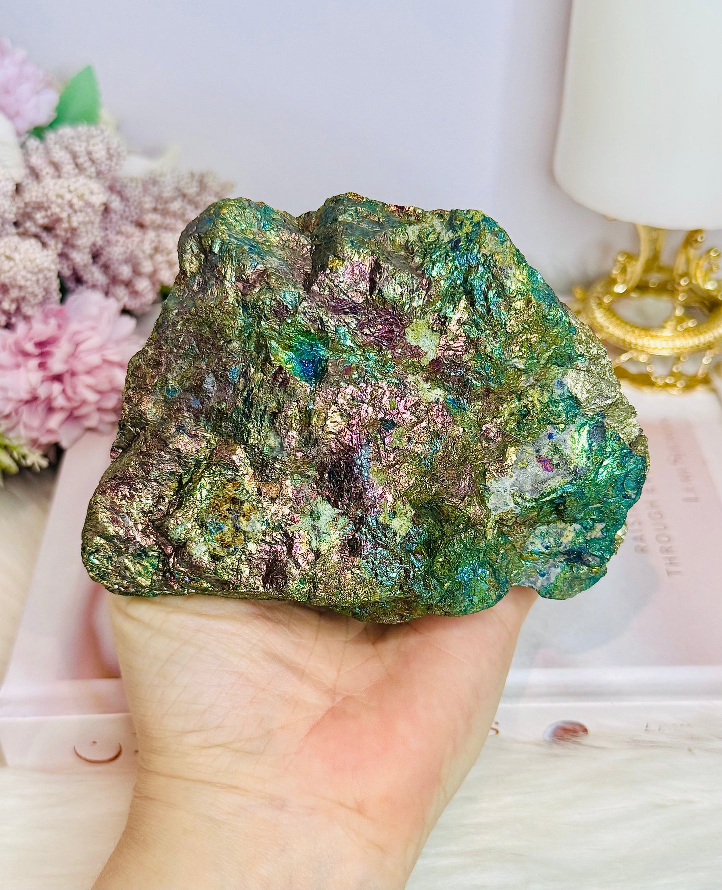 Natural Large Chalcopyrite | Peacock Ore Specimen 937g