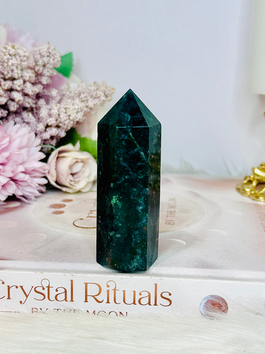 Green Jasper Tower 8cm