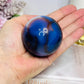 High Grade Blue Agate Sphere on Stand 250g