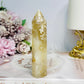 Flower Agate Tower 10.5cm