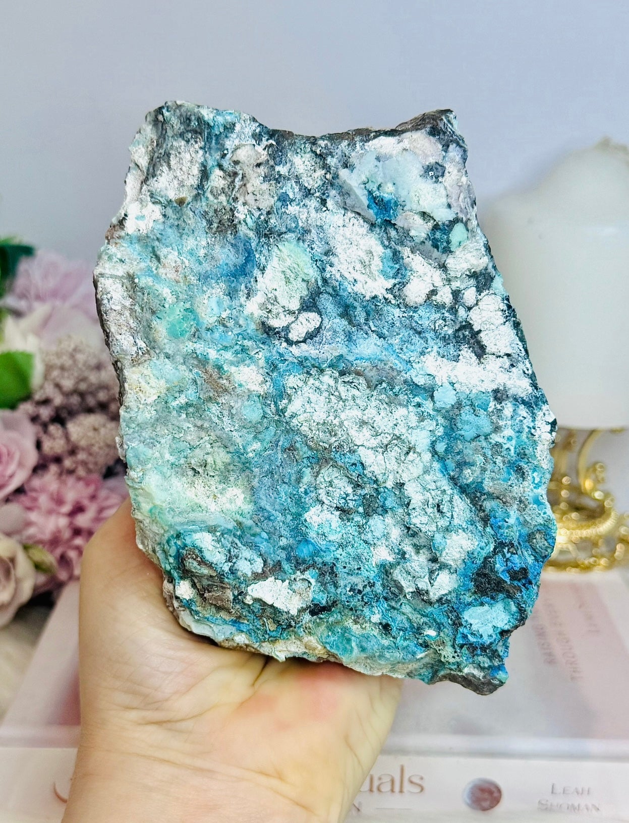 Large Natural Chrysocolla Specimen 820g 15cm
