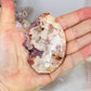 High Grade Amethyst X Flower Agate Druzy Freeform 8cm