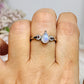 Moonstone Adjustable Ring