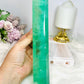 Huge High Grade Green Watermelon Fluorite Tower 25cm 995g