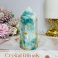 Sky Blue Quartz Chunky Tower 10cm