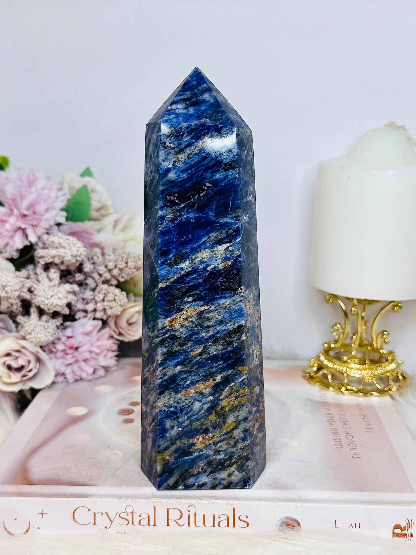 Large Sunset Sodalite Chunky Tower 19cm