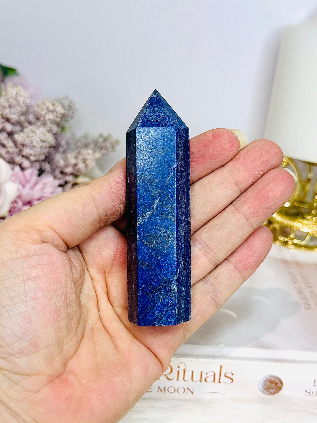 High Grade Lapis Lazuli Tower 9cm