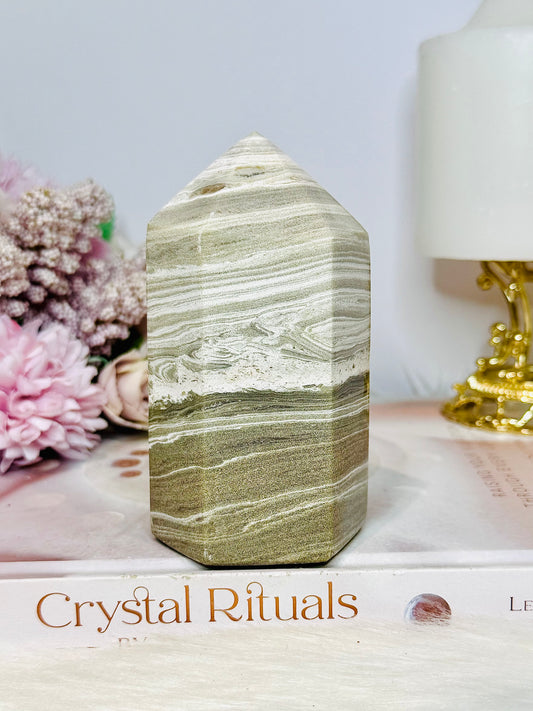 Chunky Jasper Tower 468g 11cm