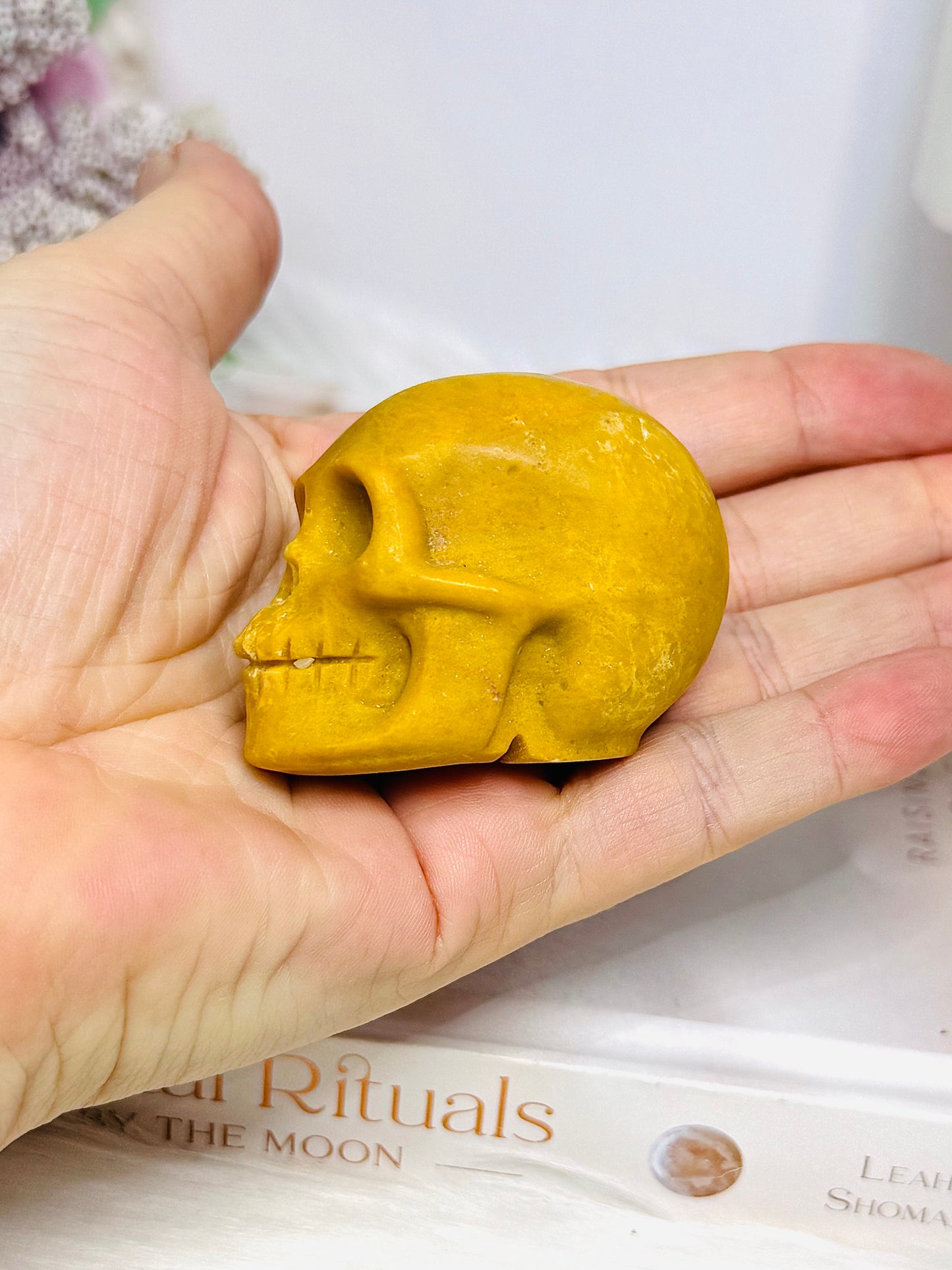 Jasper Carved Skull 6cm