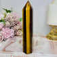 Large Tigers Eye Tower 15.5cm
