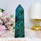 Natural Azurite Malachite Tower 13cm 280g