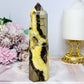 Large Septarian Druzy Tower 15cm