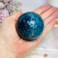 Blue Apatite Sphere on Stand 350g