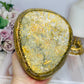 Large Orbicular Ocean Jasper Chunky Druzy Bowl 14cm 1.1KG