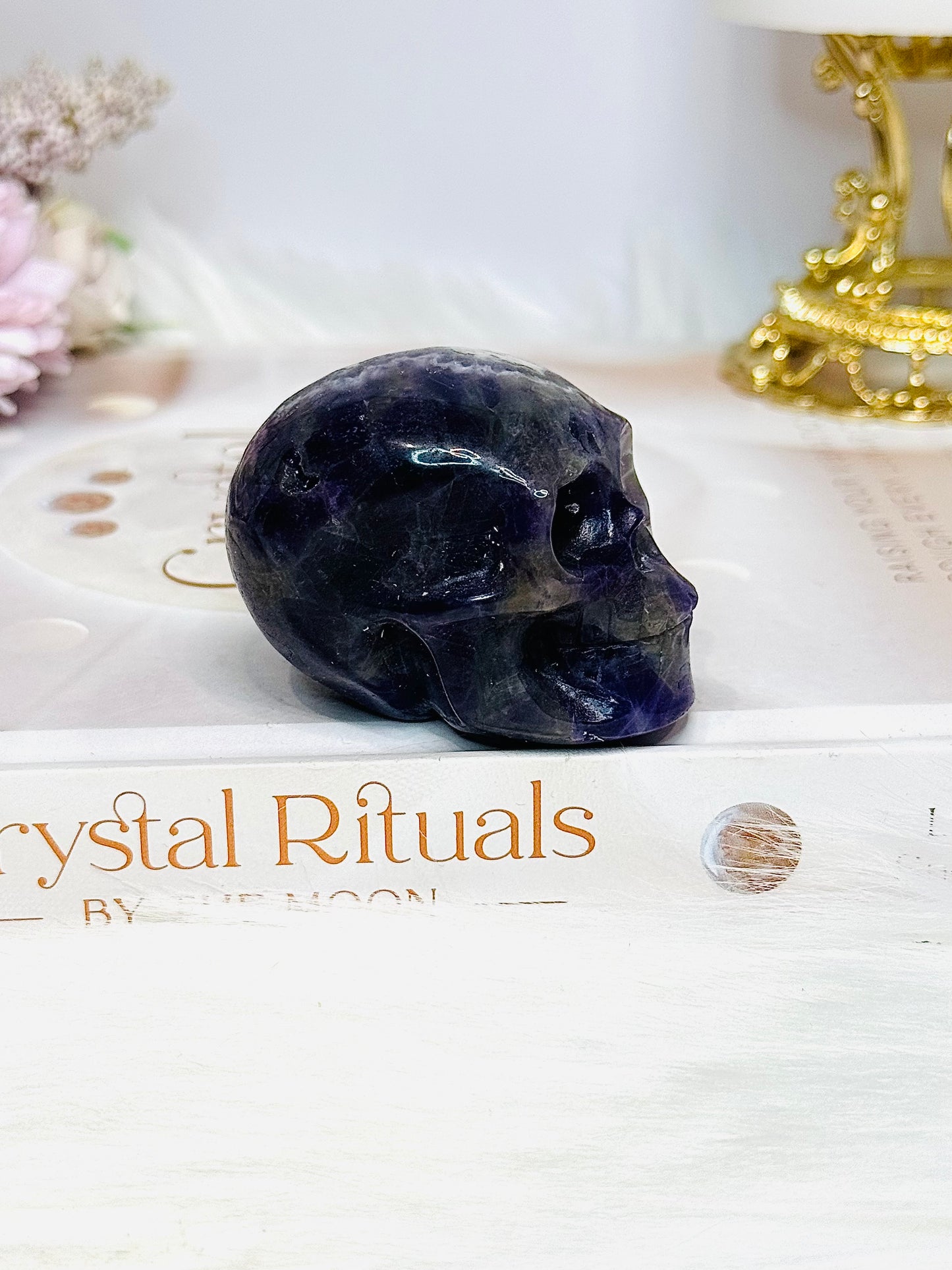 Chevron | Dream Amethyst Carved Skull 5.5cm