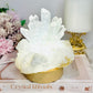 Large Clear Quartz Pineapple Lamp on Light Stand 810g
