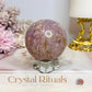 Rare Phosphosiderite Sphere On Stand 262g