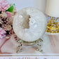High Grade Absolutely Incredible Large Clear Quartz Druzy Sphere From Brazil 845grams