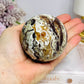 Large Money Agate Sphere on Stand 399g
