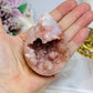 Druzy Pink Amethyst Tear Drop 8cm