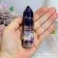 Purple Fluorite Tower (Chip on tip) 9.5cm